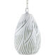 Midori 1 Light 7 inch White and Green Pendant Ceiling Light
