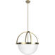 Wedgefield 4 Light 22 inch Alturas Gold Pendant Ceiling Light