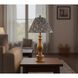 Faye 26.5 inch 100 watt Natural Wood Table Lamp Portable Light, Tall