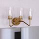 Beverly LED 22 inch Muted Brass Bathroom Light Wall Light in 3