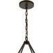 Transitions 12 Light 50 inch Oil Rubbed Bronze Chandelier Ceiling Light