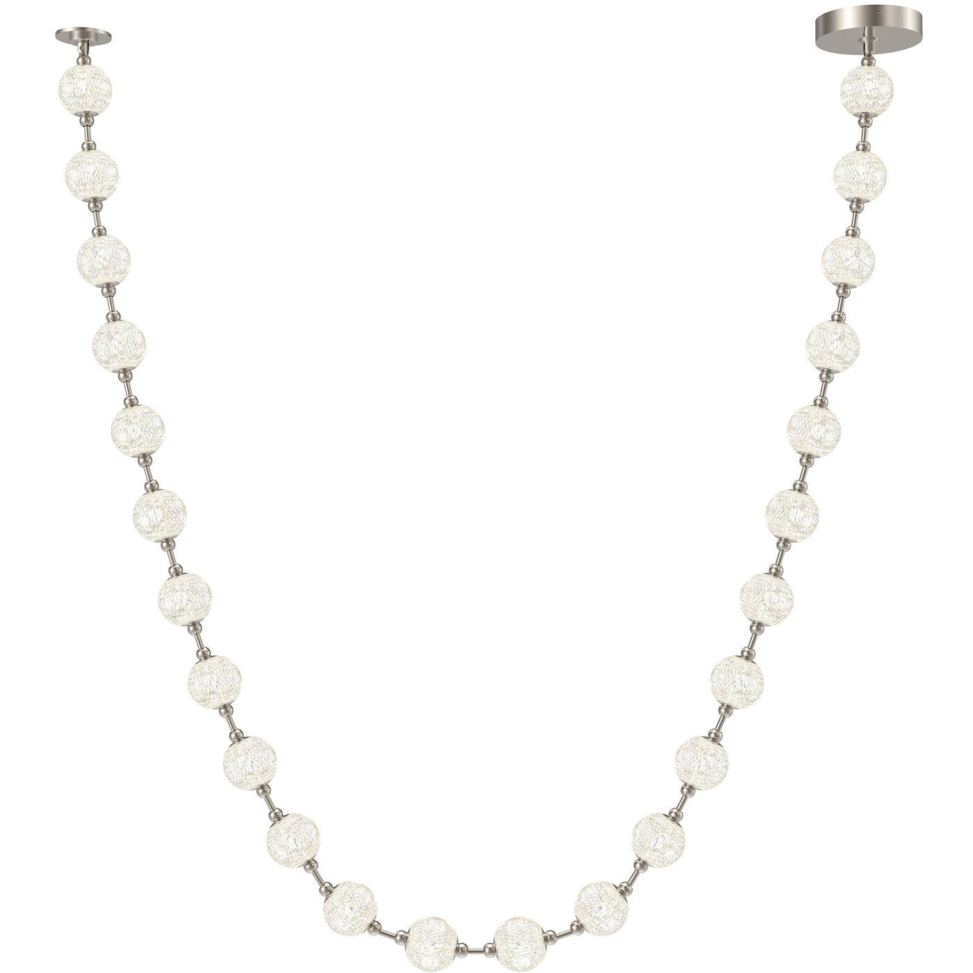 Marni Pendant Ceiling Light in Polished Nickel