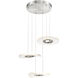 Light Ray LED 17 inch Brushed Nickel Pendant Ceiling Light