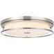 Kolson 20 inch Polished Nickel Flush Mount Ceiling Light