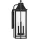 Sean Lavin Wellsworth 4 Light 26.88 inch Textured Black Outdoor Wall Lantern