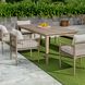 Forsyth 92 X 30.4 inch Weathered Dark Grey Wash Outdoor Dining Table