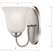 Conway 1 Light 6 inch Brushed Nickel Sconce Wall Light