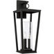 Elliott 3 Light 23.75 inch Black Outdoor Wall Lantern