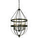 Hannover 6 Light 25 inch Antique Brass Foyer Chandelier Ceiling Light