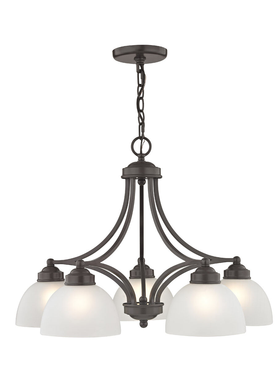 Somerset 5 Light 25 inch English Bronze Dinette Chandelier Ceiling Light