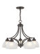 Somerset 5 Light 25 inch English Bronze Dinette Chandelier Ceiling Light