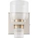 Amelia LED 6.25 inch Polished Nickel and Champagne Gold Vanity Light Wall Light