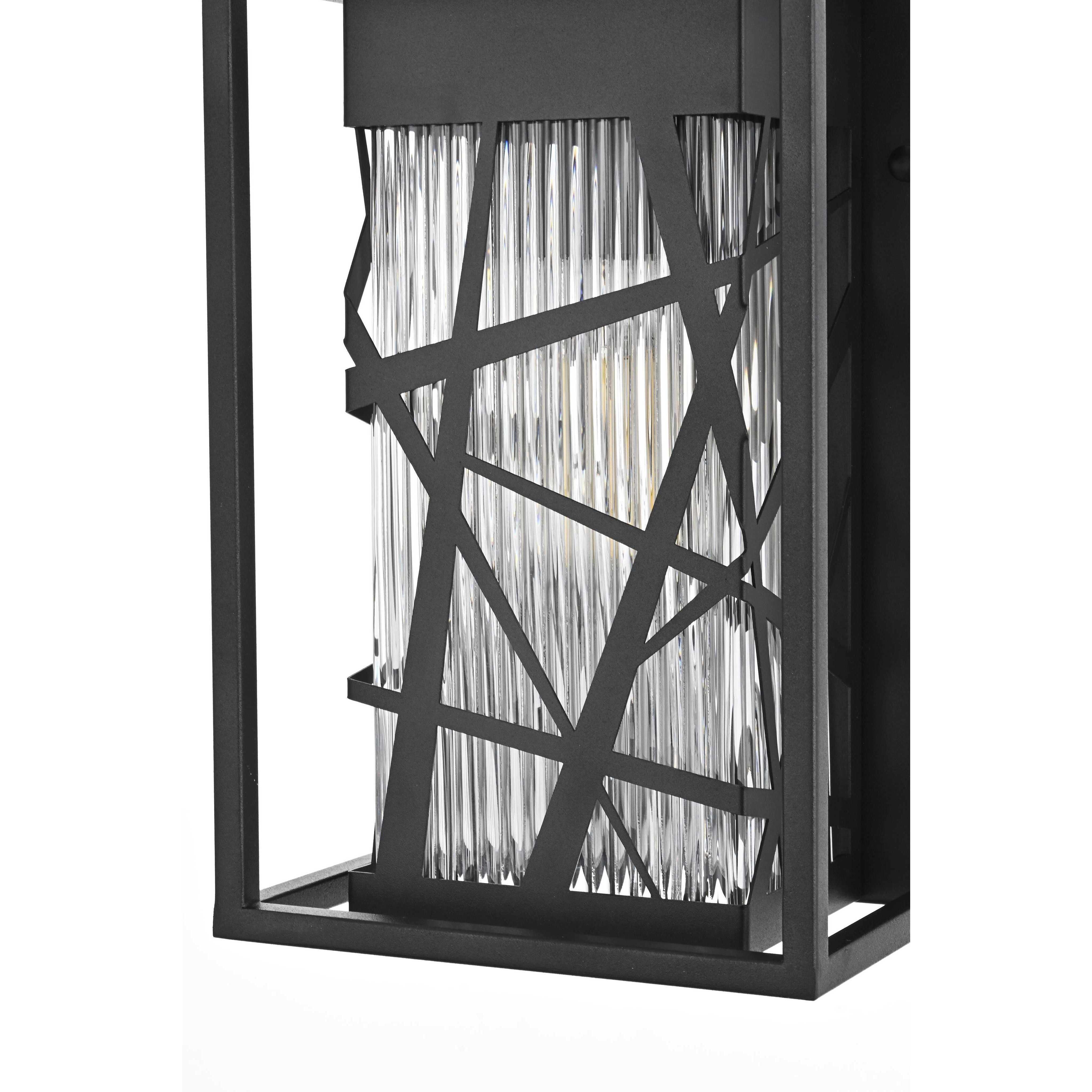 Eyre 1 Light 11.5 inch Black Outdoor Wall Sconce