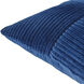Conrad 18 X 18 inch Midnight Blue/Marine Blue/Ink Accent Pillow