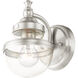 Oldwick 1 Light 6 inch Brushed Nickel Vanity Sconce Wall Light