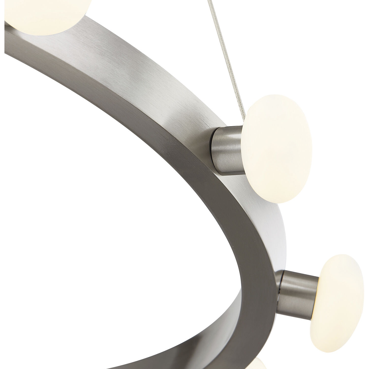 Rezz Pendant Ceiling Light in Brushed Nickel