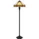 3111 Tiffany 60 inch 60.00 watt Dark Bronze Floor Lamp Portable Light