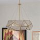 Euclid LED 20 inch Aged Brass Pendant Ceiling Light