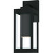 Westover LED 14.25 inch Earth Black Outdoor Wall Lantern, Small
