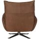 Lawrenceville Brown Leather Swivel Chair