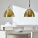 Sean Lavin Sospeso 1 Light 18 inch Natural Brass Line-Voltage Pendant Ceiling Light