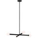 Kelly by Kelly Wearstler Nodes 4 Light 30 inch Midnight Black Chandelier Ceiling Light