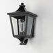 Sutton Place VX 1 Light 15 inch Black Outdoor Wall Mount