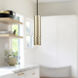 Milca 1 Light 2.38 inch Gold Pendant Ceiling Light