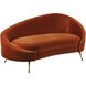 Abigail Orange Chaise