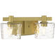 Drysdale 2 Light 14.5 inch Soft Brass Bath Vanity Wall Light