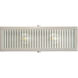 Dwyer 2 Light 14 inch Stainless Steel Bath Vanity Wall Light