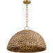 ED Ellen DeGeneres Cay 3 Light 24 inch Burnished Brass Pendant Ceiling Light