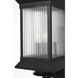 Collins 3 Light 23.5 inch Black Outdoor Wall Sconce