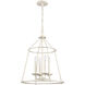Joanie Pendant Ceiling Light in Antique White