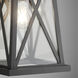 Artesno 1 Light 14 inch Textured Black Outdoor Wall Lantern