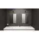 Parcelle LED 25 inch Matte Black Bath Light Wall Light