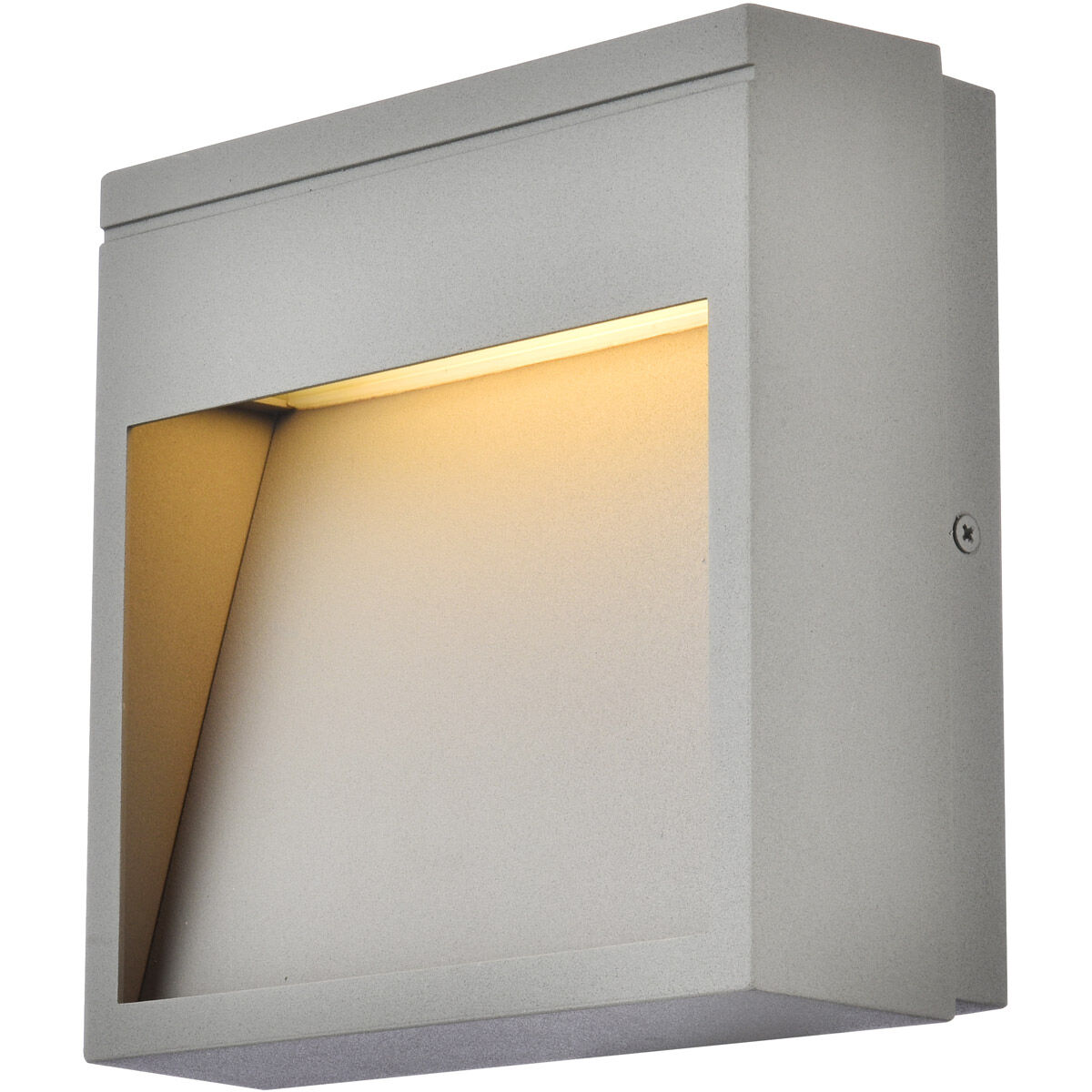 Raine 7 inch Silver Outdoor Wall Light