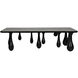 Drop 64 X 33 inch Hand Rubbed Black Coffee Table