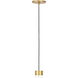 Sean Lavin Gable LED Natural Brass Pendant Ceiling Light, Integrated LED