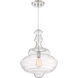 Morocco 1 Light 15.75 inch Polished Chrome Pendant Ceiling Light