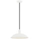 Farmley 1 Light 12 inch Matte White Outdoor Pendant