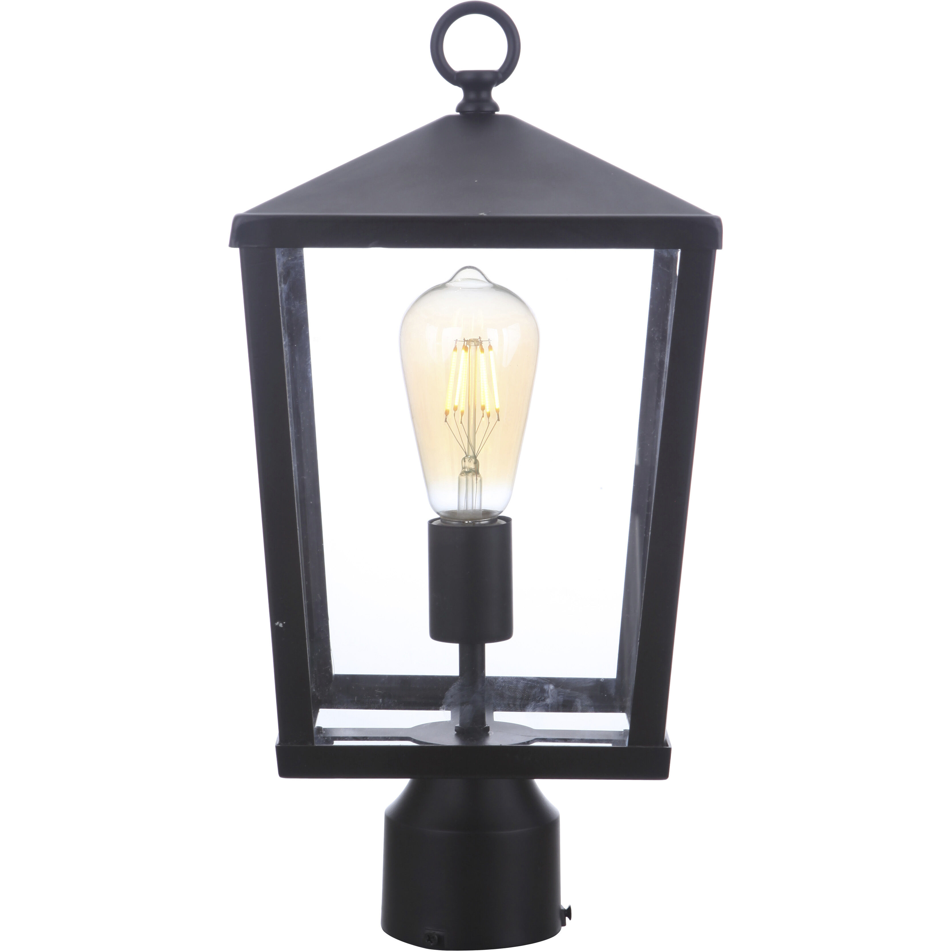 Olsen 1 Light 16 inch Midnight Outdoor Post Light