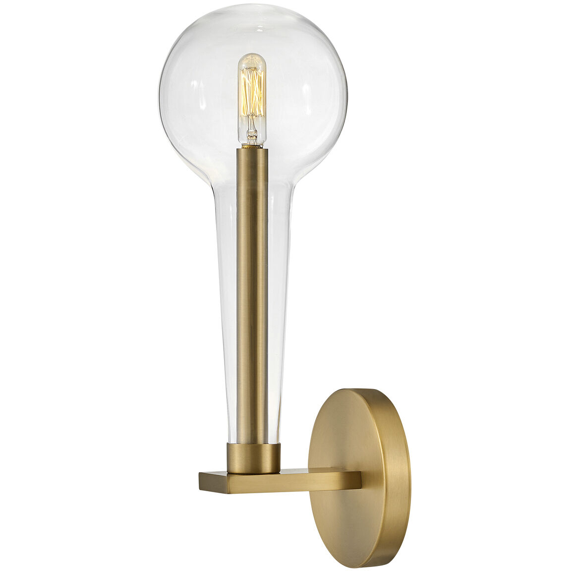 Alchemy 1 Light 5.25 inch Lacquered Brass Indoor Wall Sconce Wall Light