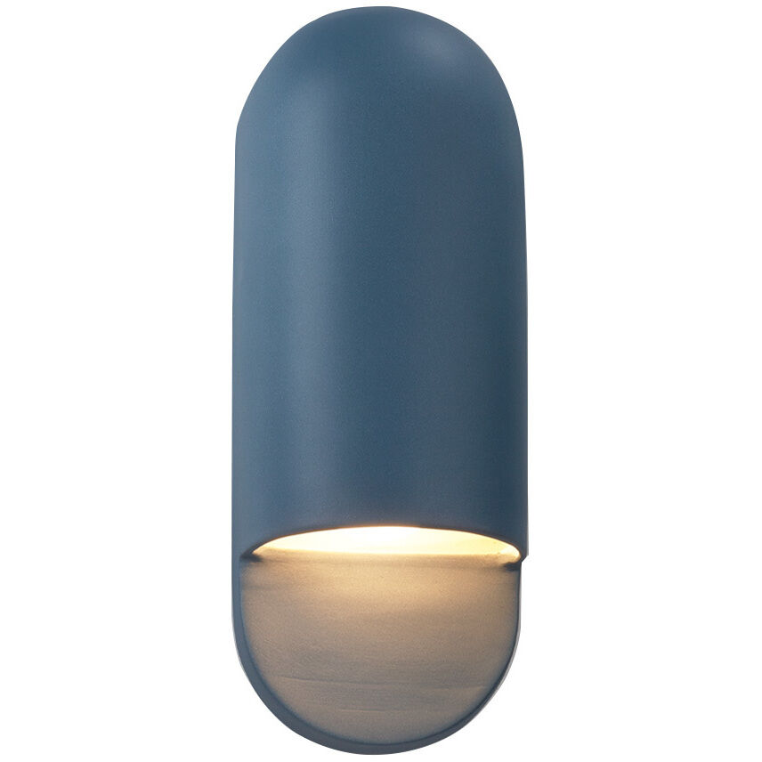 Ambiance Collection - Capsule Wall Sconce Wall Light in Dedicated LED, Midnight Sky, 4D x 14H, Form+Finish+Function