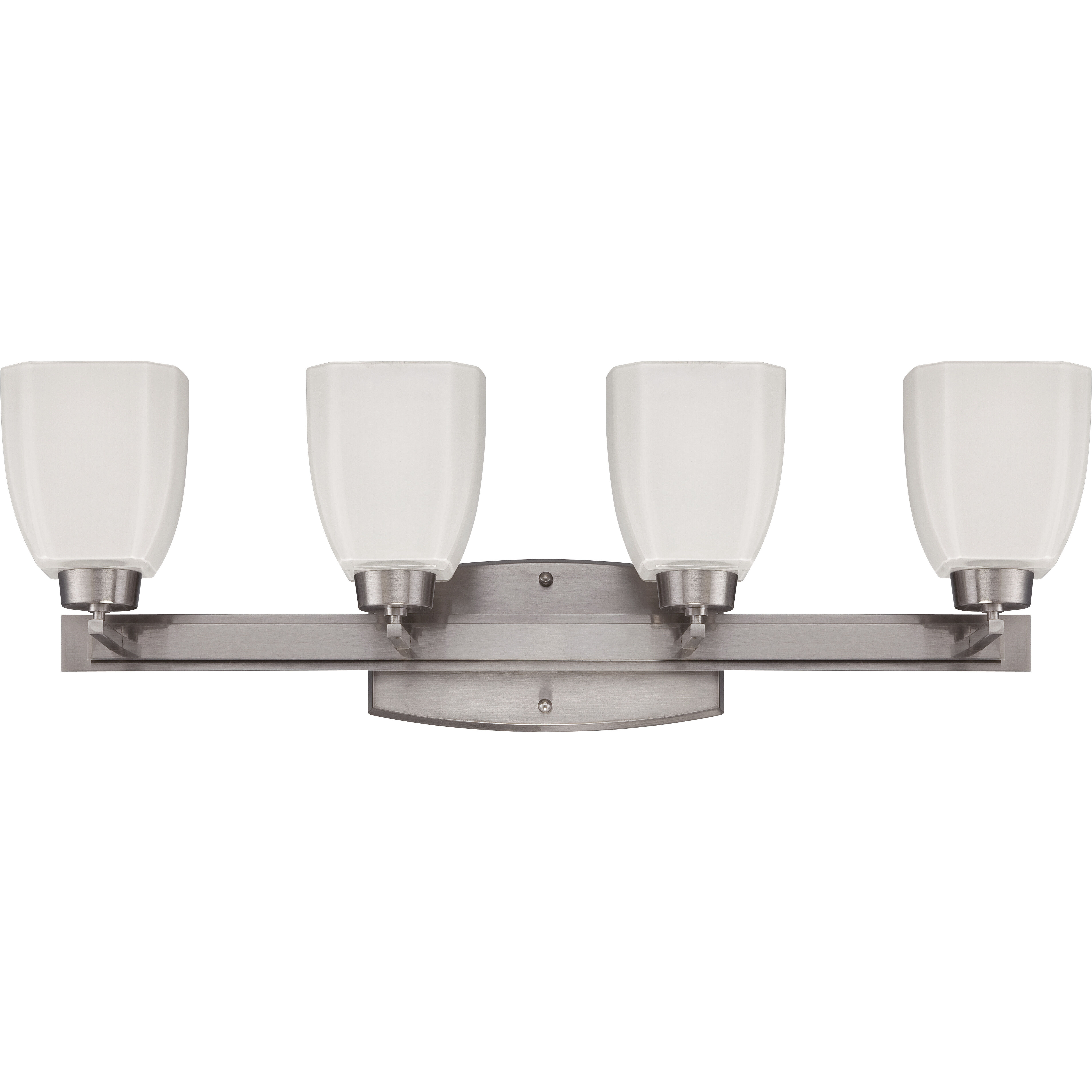 Neighborhood Bridwell 4 Light 28 inch Brushed Polished Nickel Vanity Light Wall Light