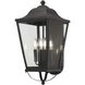 Savannah 4 Light 21 inch Sand Coal Outdoor Wall Mount, The Great Outdoors