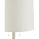 Malayan 80 inch 75 watt Whitewash Floor Lamp Portable Light, Phyllis Morris Collection