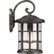 Crusade 1 Light 18 inch Palladian Bronze Outdoor Wall Lantern
