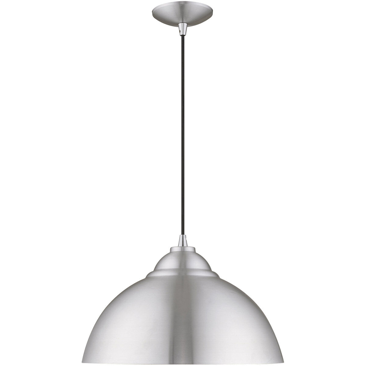 Allison 1 Light 16 inch Brushed Aluminum Mini Pendant Ceiling Light