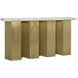 Shilo 64 X 15 inch Antique Brass Console